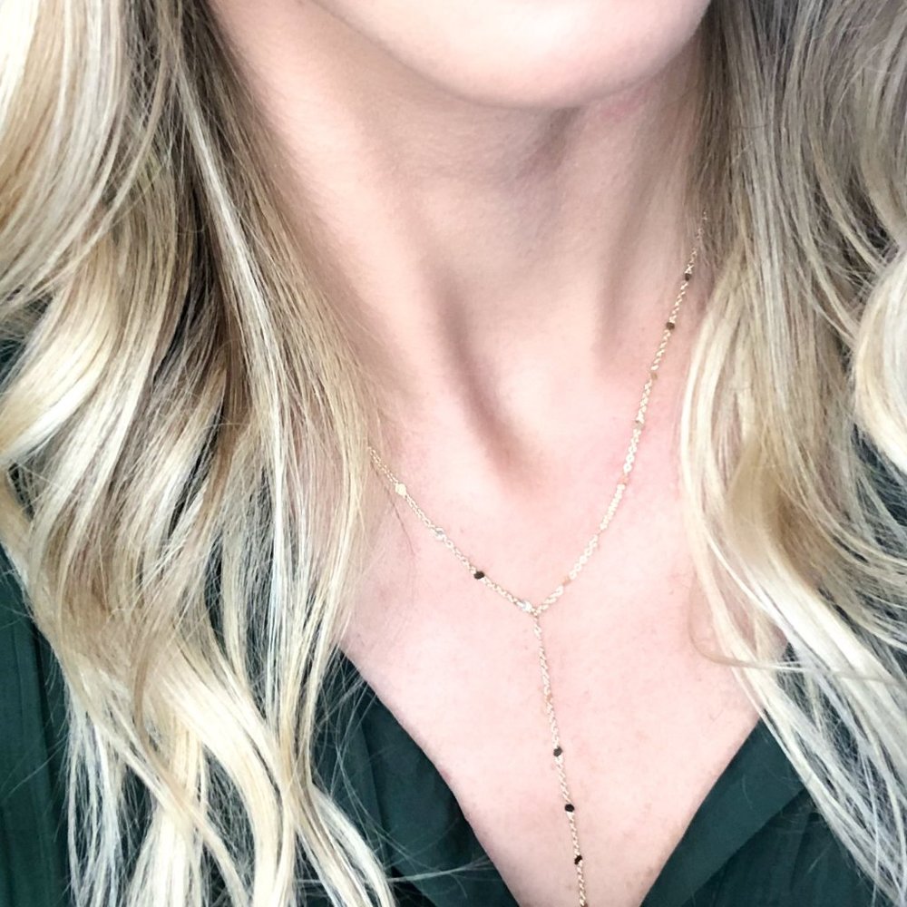 Ida James- Willow Lariat Necklace